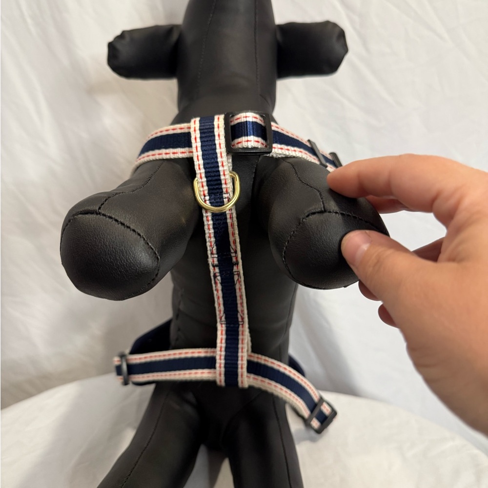 Love Black and White Dog Harness